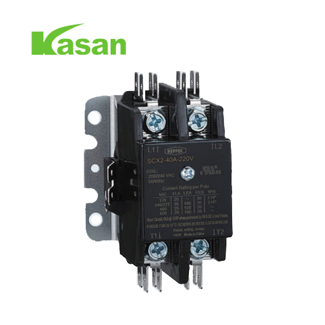 2 মেরু Contactor 24v কয়েল নির্দিষ্ট উদ্দেশ্য Contactor এয়ার কন্ডিশনার এসি contactor