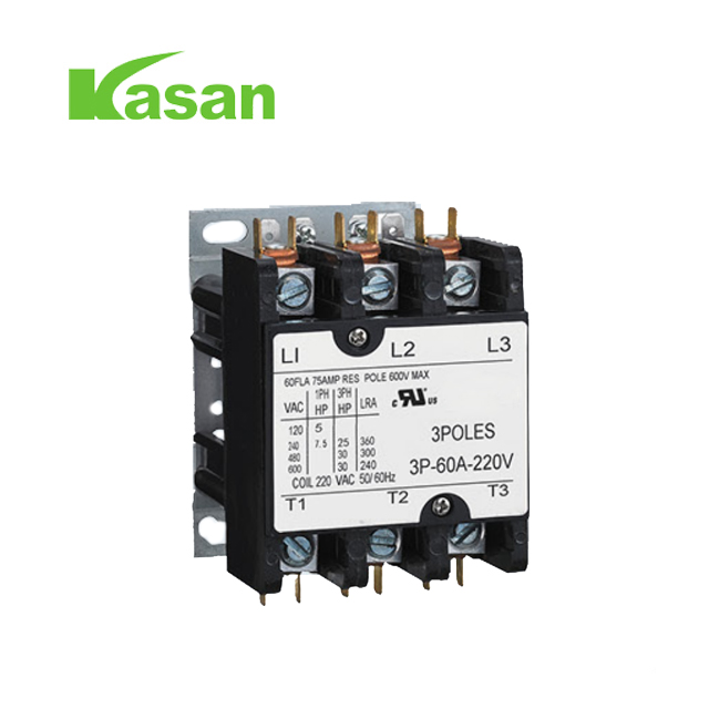 HVAC 24V/120V/240V/277V/480V এর জন্য UL যাচাইকৃত 30A 3P এয়ার কন্টাক্টর